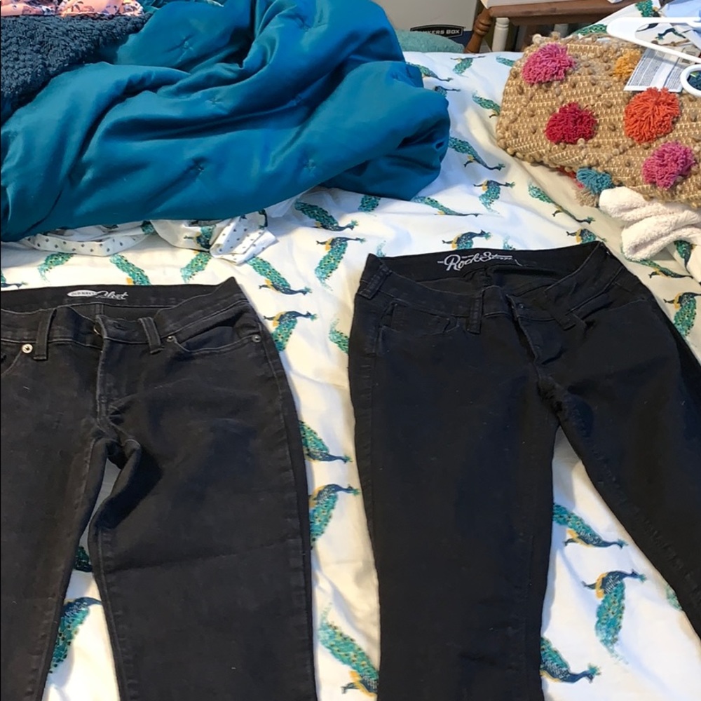 Black jeans.